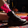 Load image into Gallery viewer, Women Who Rock Lightning Bolt Socks