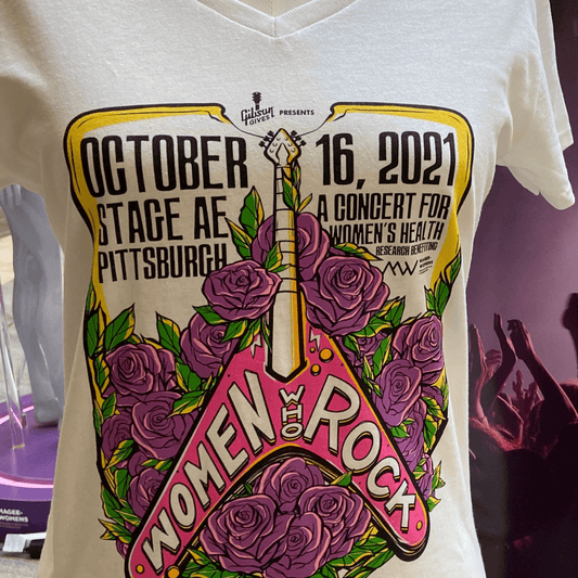 Women Who Rock 2021 Concert Tee - White V-Neck