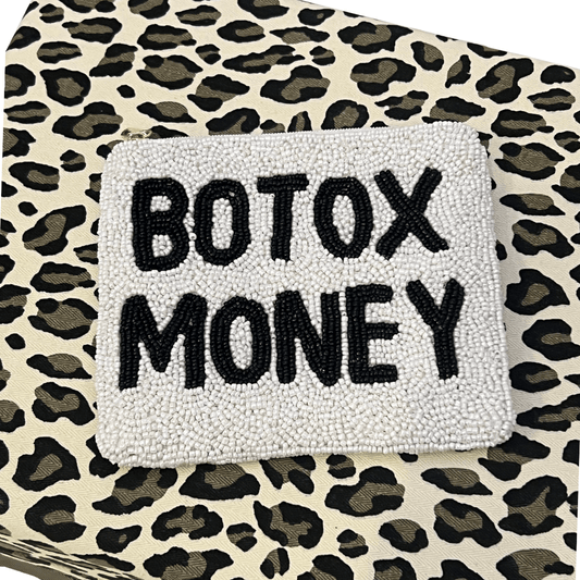 Botox Money Seed Bead Pouch