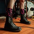Load image into Gallery viewer, Women Who Rock Lightning Bolt Socks