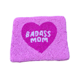 Load image into Gallery viewer, 'Badass Mom' Heart Seed Bead Pouch