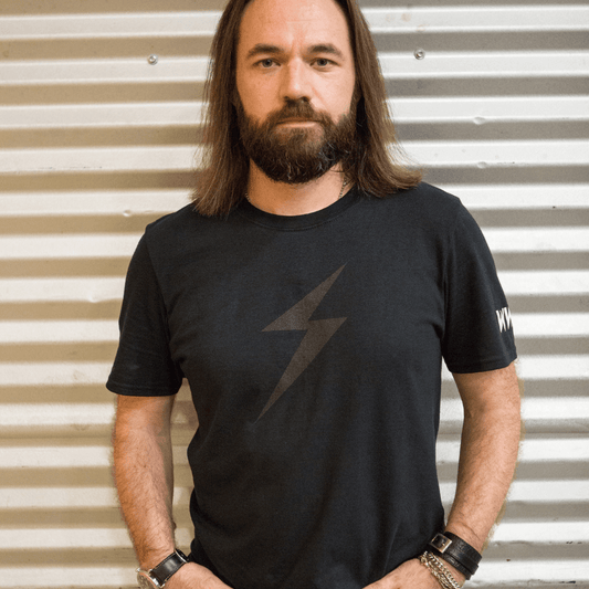 Black Lightning Bolt T-Shirt - Unisex