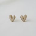 Load image into Gallery viewer, Heart Stud Earrings