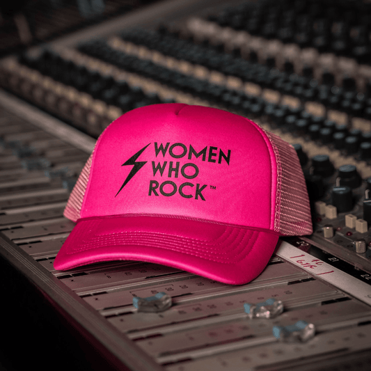 Women Who Rock Hot Pink Trucker