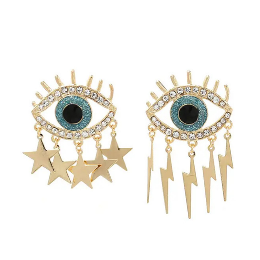 Cosmic Eye Statement Earrings