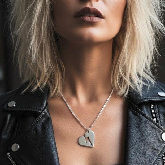 Power Heart Necklace - Women Who Rock™