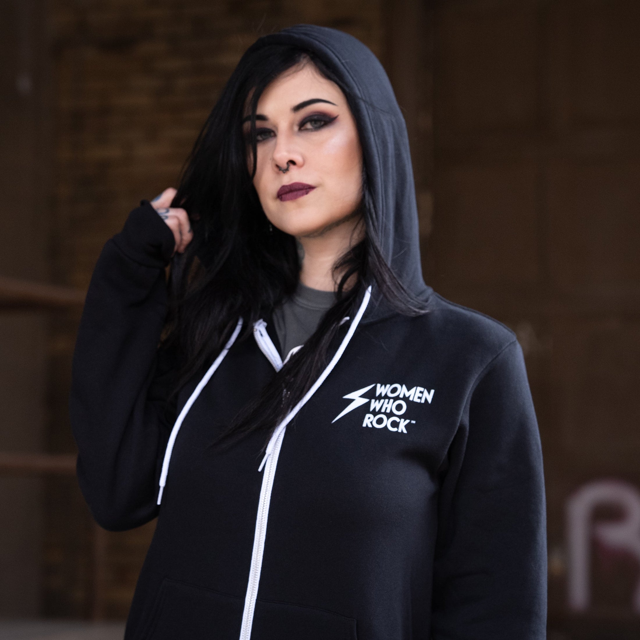 Women Who Rock Tour Zip Up Hoodie