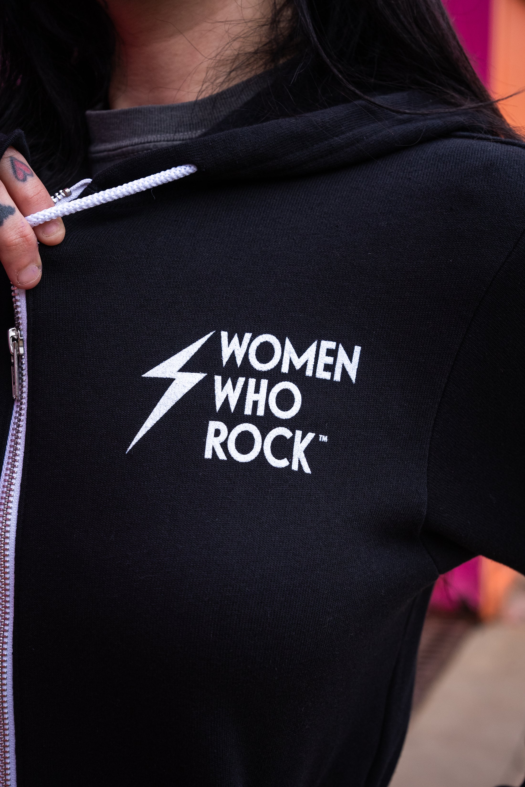 Women Who Rock Tour Zip Up Hoodie
