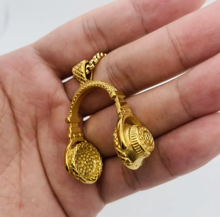 Music Headset Headphone Necklace