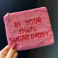 Load image into Gallery viewer, 'Be Your Own Sugar Daddy' Seed Bead Pouch