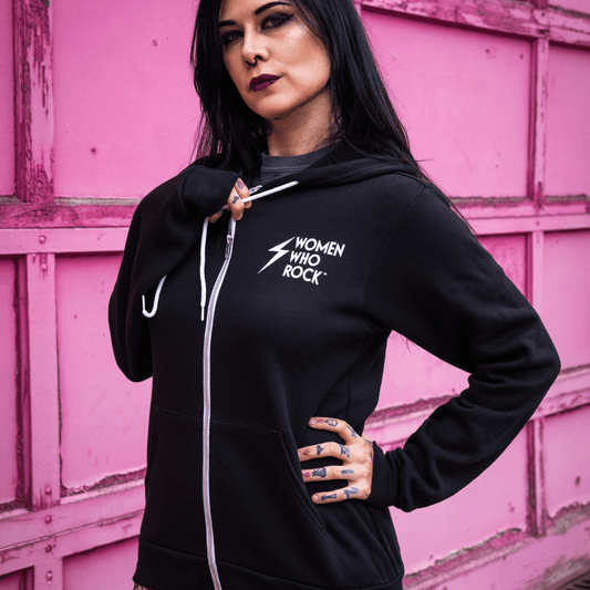 Women Who Rock Tour Zip Up Hoodie