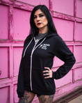 Load image into Gallery viewer, Women Who Rock Tour Zip Up Hoodie