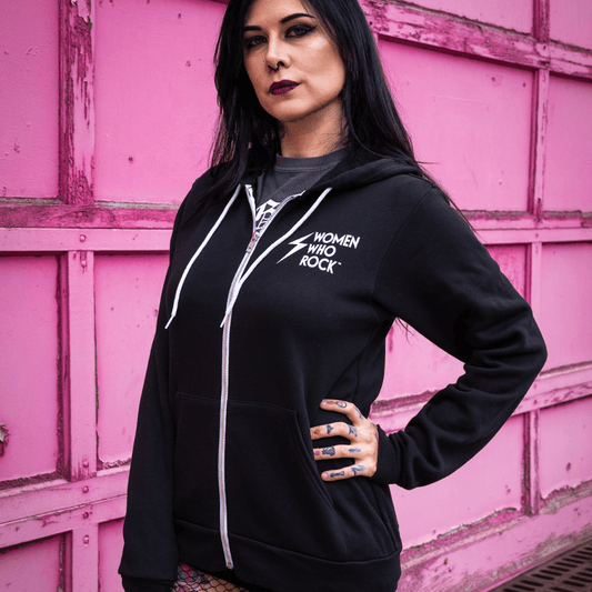 Women Who Rock Tour Zip Up Hoodie