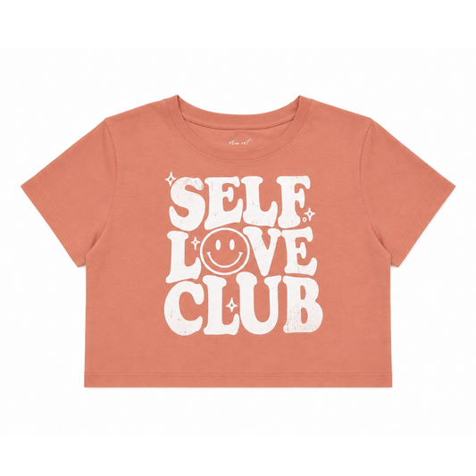 Self Love Club Crop Top
