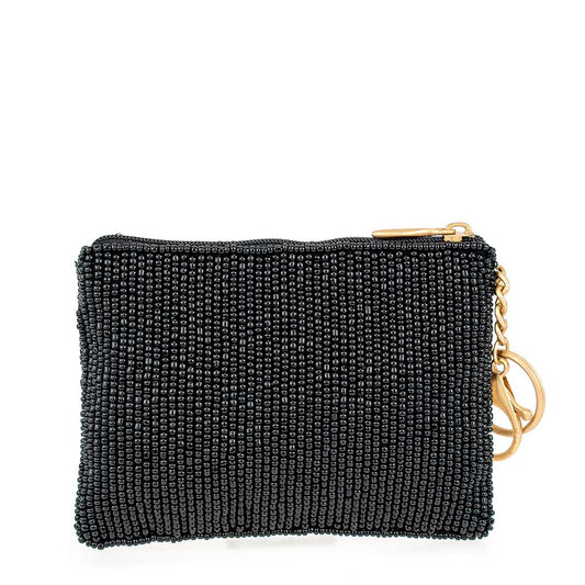 Beaded Piano & Notes Coin Purse