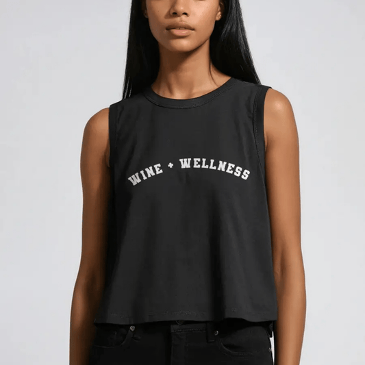 Wine + Wellness Crop Tank