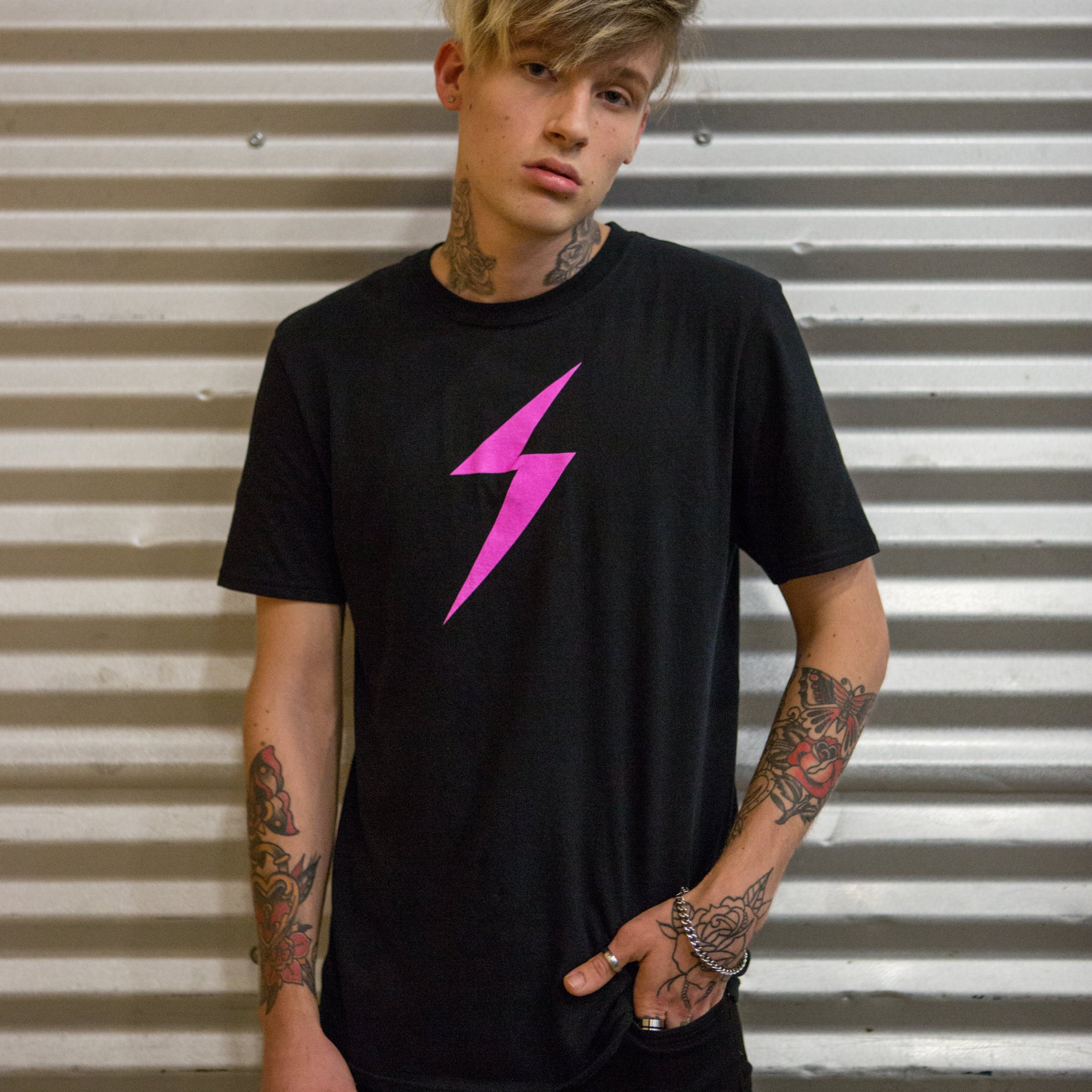 Pre Order! Pink Lightning Bolt T-Shirt - Unisex