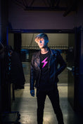 Load image into Gallery viewer, Pre Order! Pink Lightning Bolt T-Shirt - Unisex