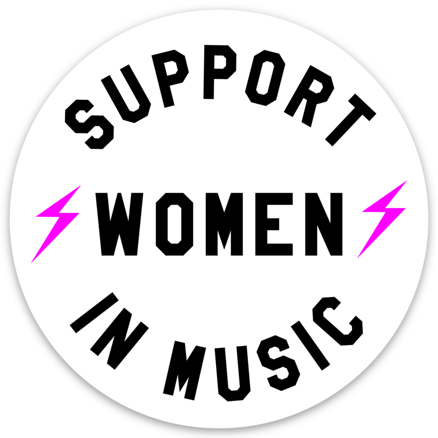 'Support Women In Music' Sticker - WWR