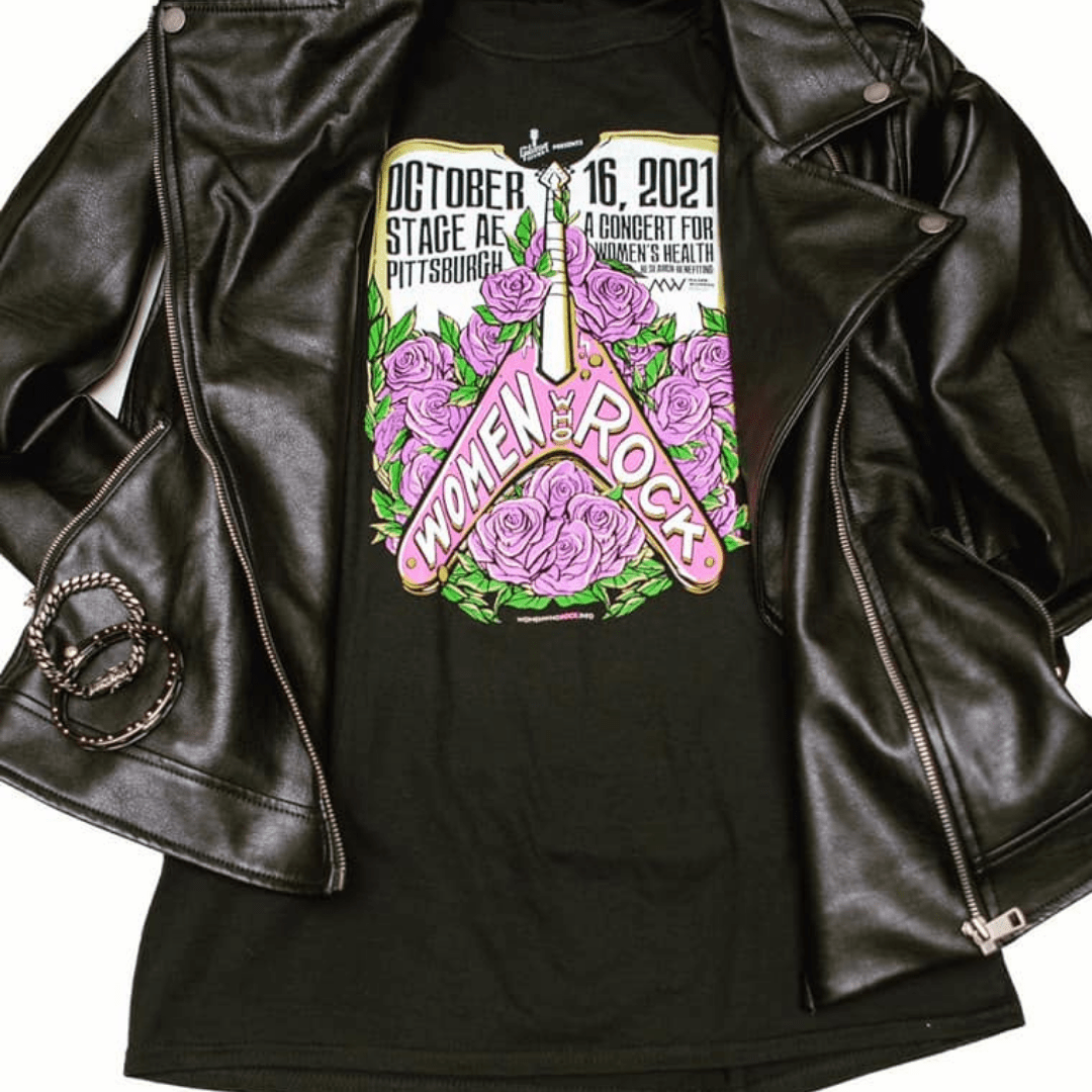 Women Who Rock 2021 Concert Tee - Black