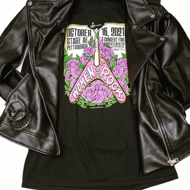 Women Who Rock 2021 Concert Tee - Black