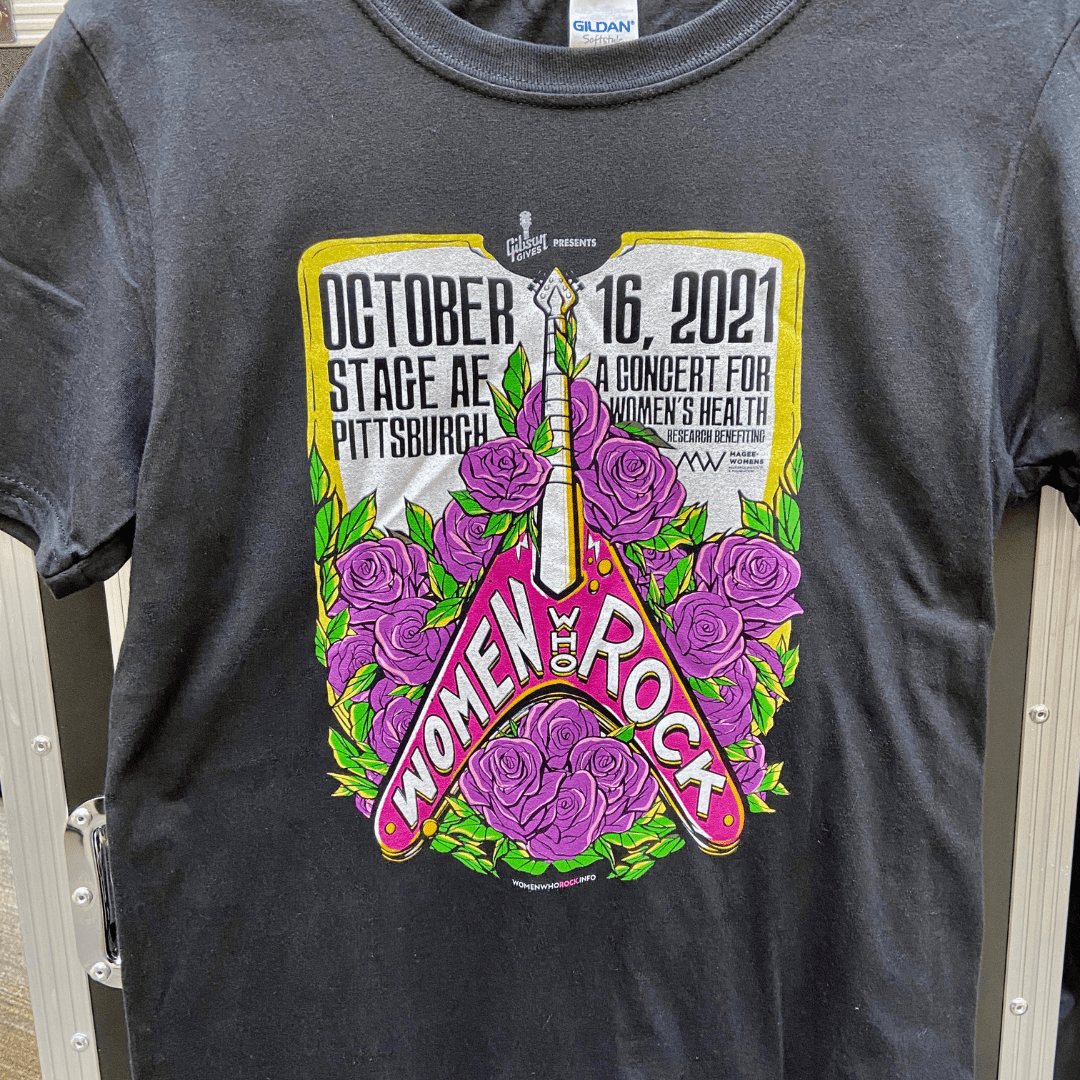 Women Who Rock 2021 Concert Tee - Black