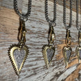 Load image into Gallery viewer, Edgy Heart Pendant Necklace
