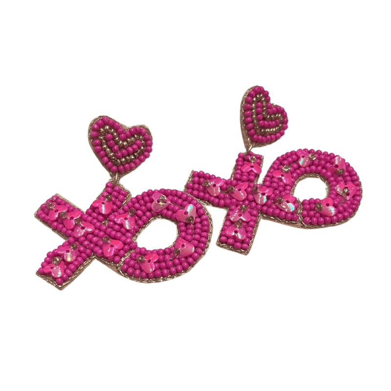 XO Beaded Earrings