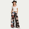 Load image into Gallery viewer, Cowgirl Satin Graphic Trousers
