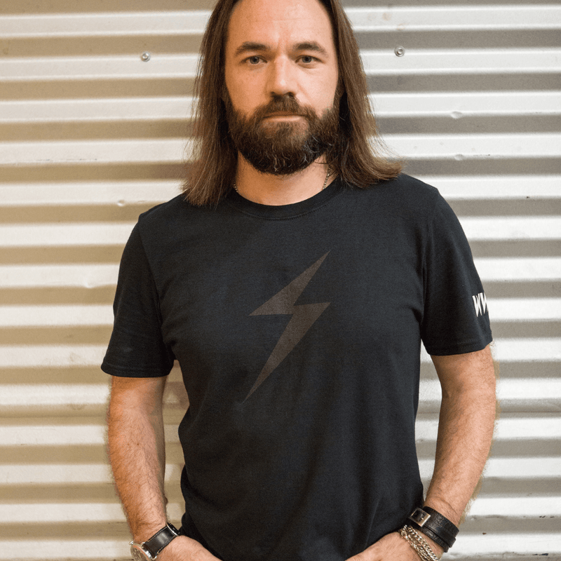 Black Lightning Bolt T-Shirt - Unisex