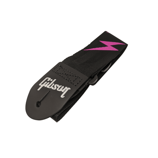 Gibson X Women Who Rock Guitar Strap -Black Bolts