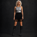 Fringe Is The New Black Mini Skirt