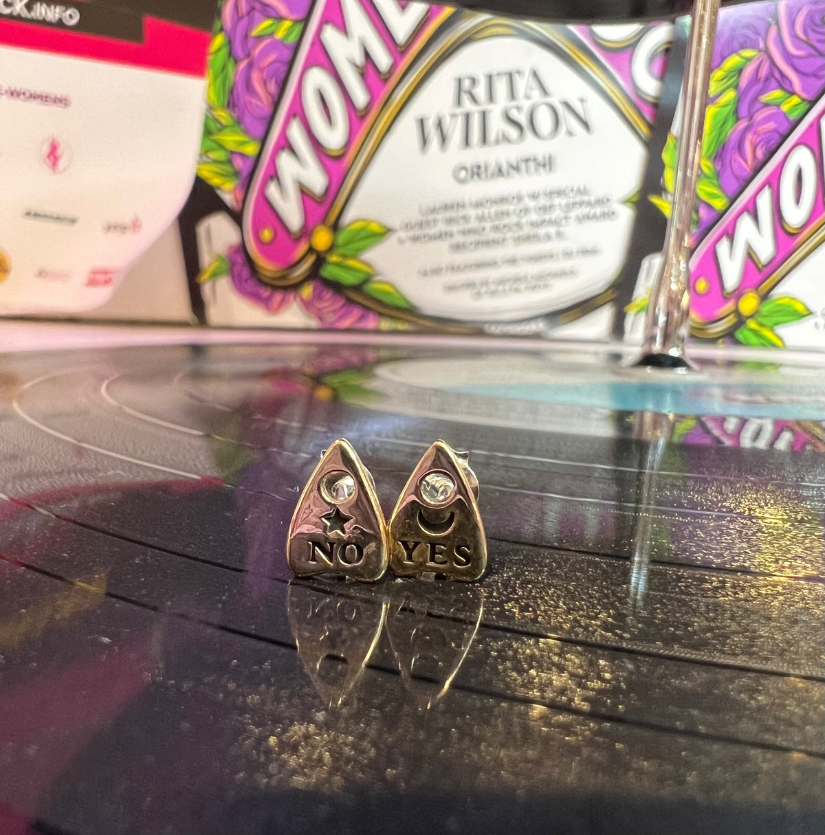 Ouija Board Stud Earrings