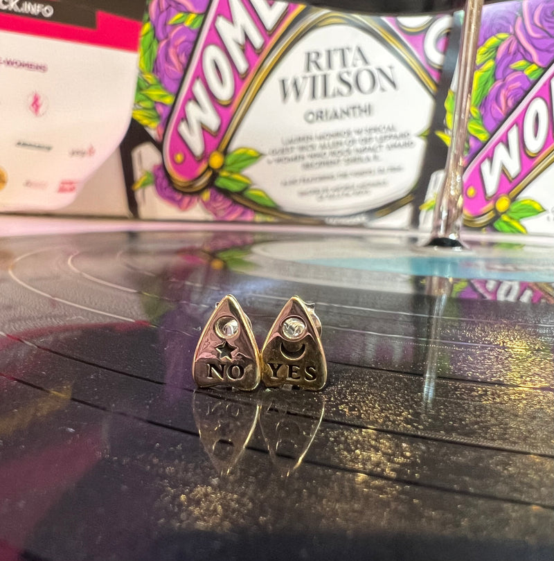 Ouija Board Stud Earrings