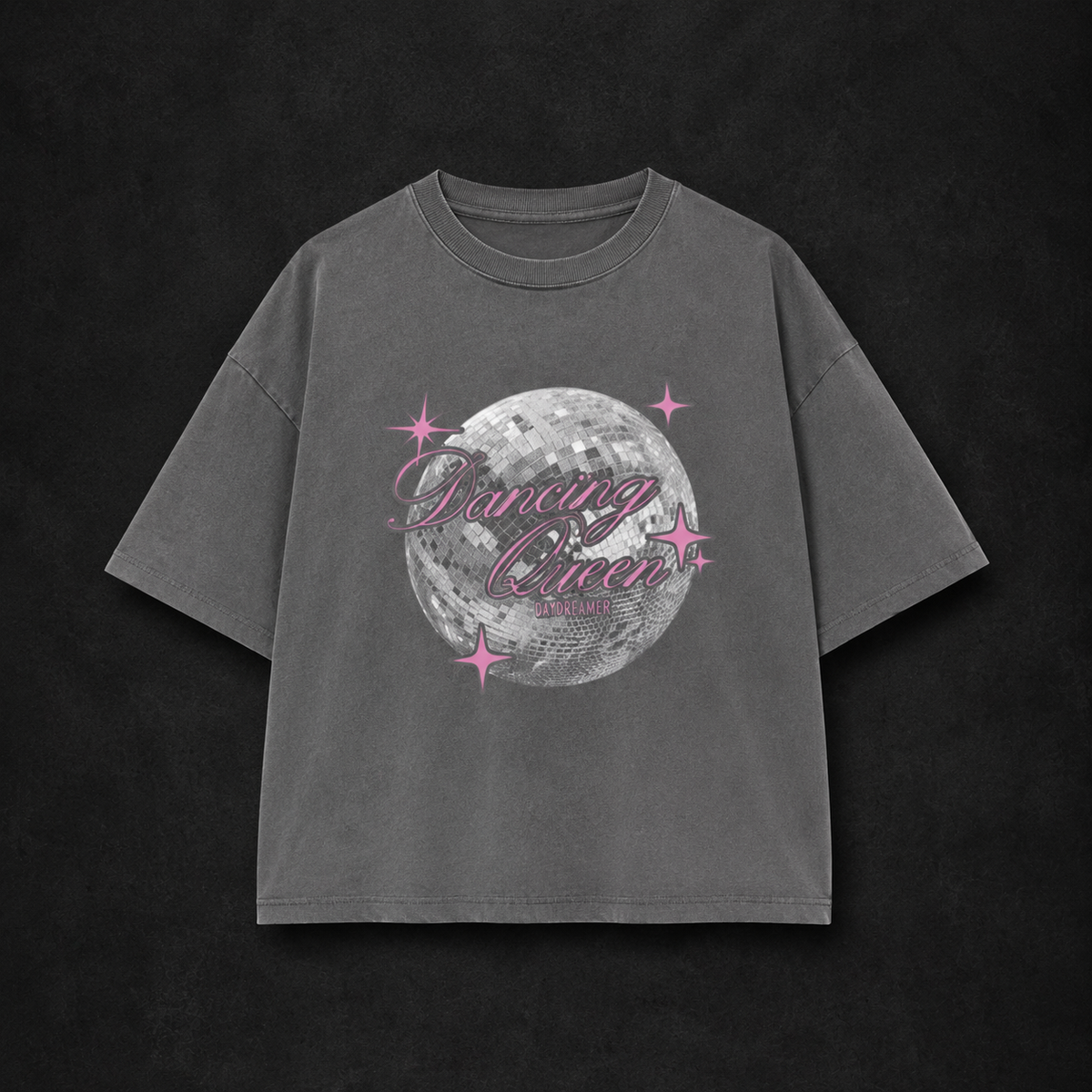 Dancing Queen Boxy Cropped Tee