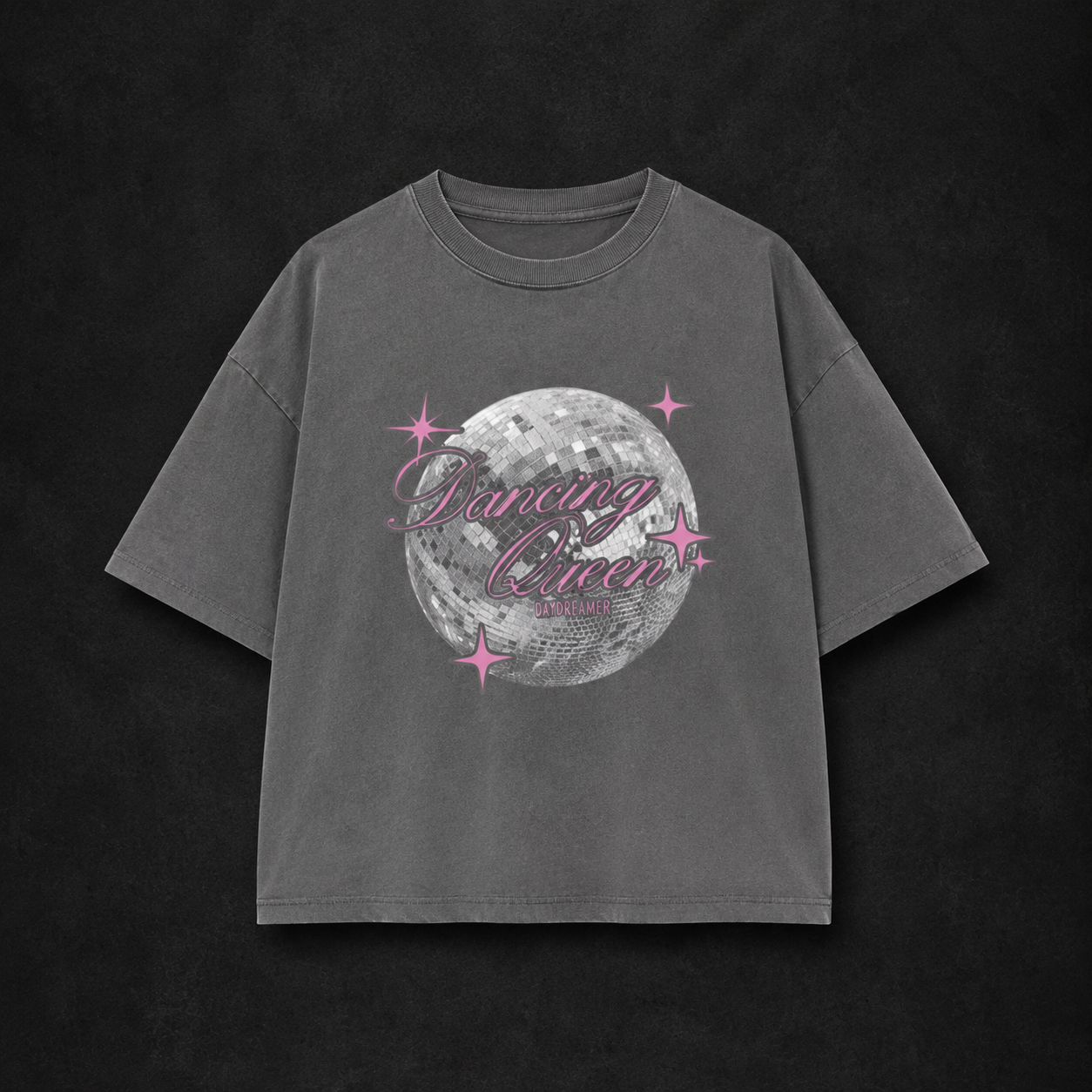 Dancing Queen Boxy Cropped Tee