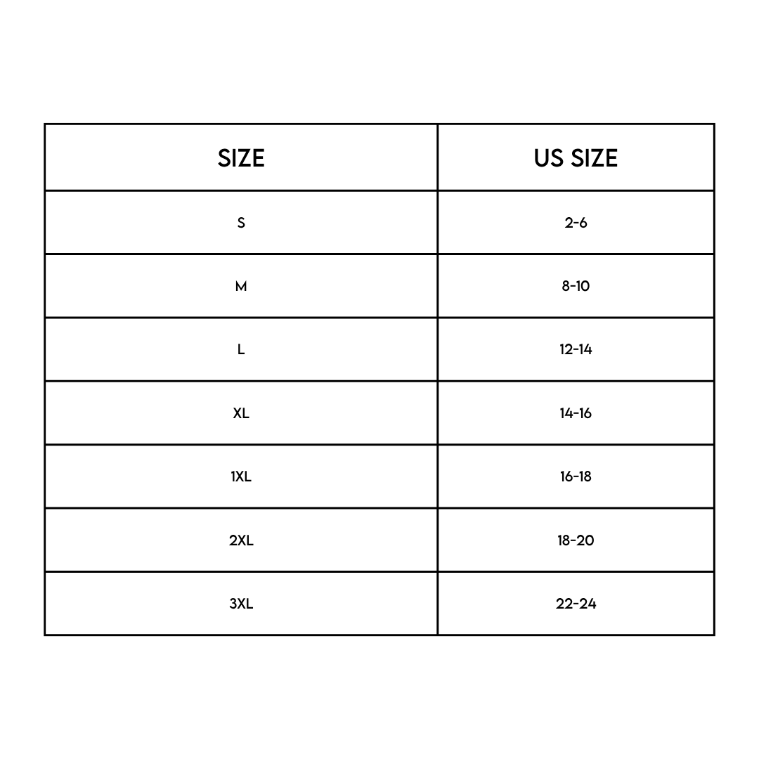 Fringe Is The New Black Mini Skirt size chart