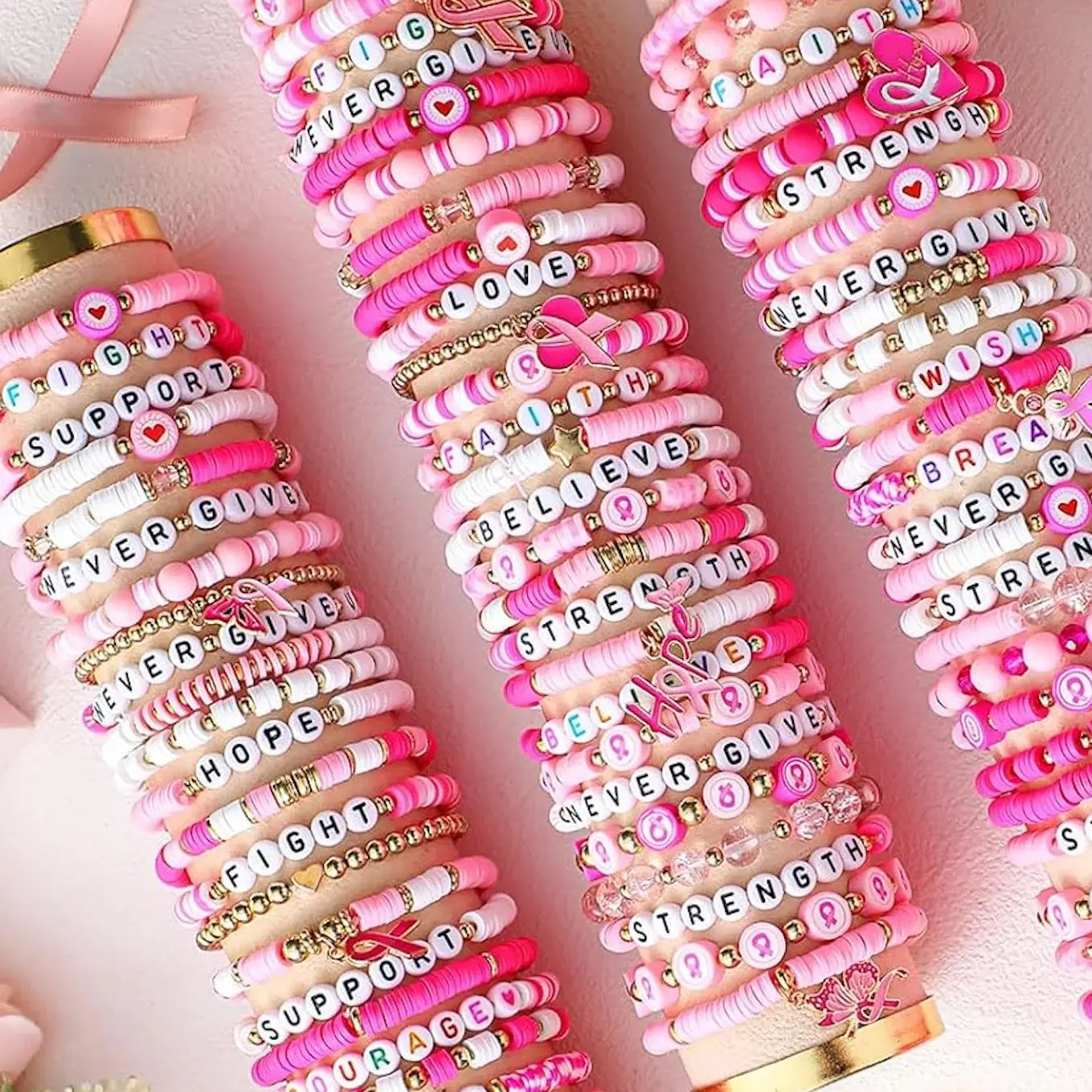 Breast Cancer Awareness Friendship Bracelets