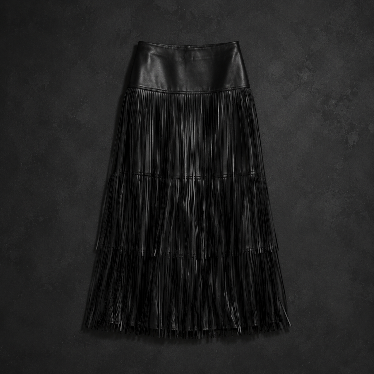 Fringe Is The New Black Maxi Skirt