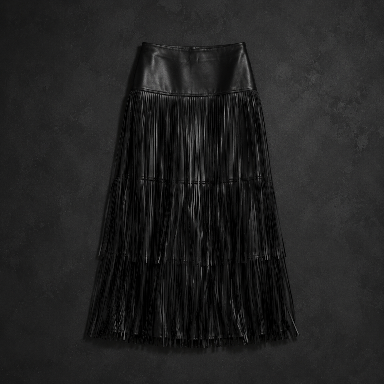 Fringe Is The New Black Maxi Skirt