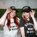 Load image into Gallery viewer, Gibson x Women Who Rock  Foam Trucker Hat
