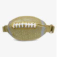 Load image into Gallery viewer, Rhinestone Football Belt Bag - Women Who Rock
