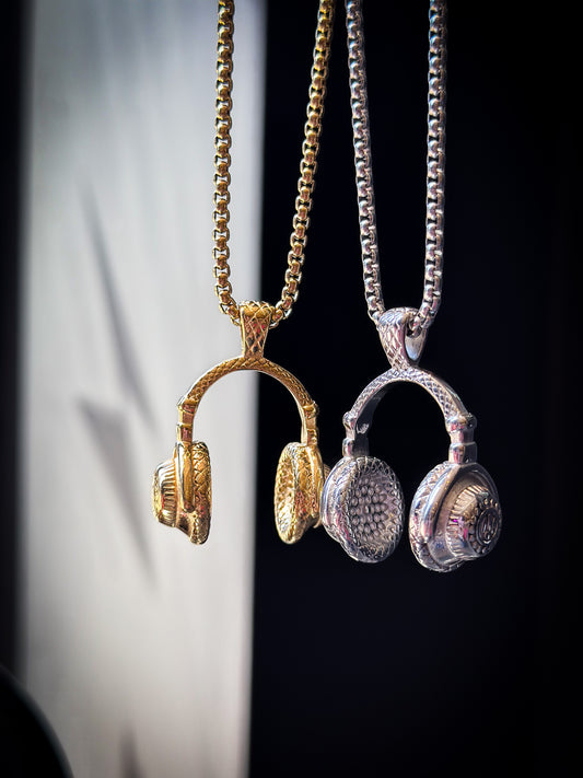 Music Headset Headphone Necklace