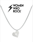 Load image into Gallery viewer, Power Heart Necklace - Women Who Rock™
