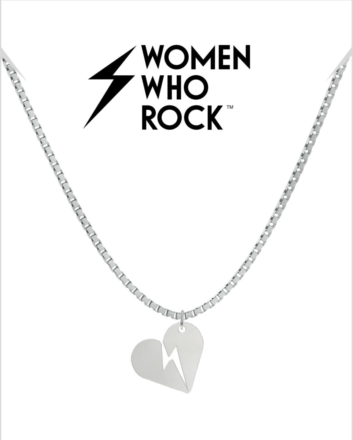 Power Heart Necklace - Women Who Rock™