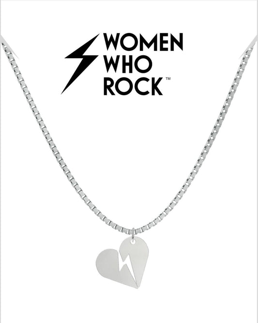 Power Heart Necklace - Women Who Rock™