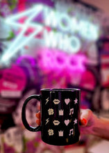 Load image into Gallery viewer, Coffee Mug Women Who Rock™ Logo &amp; Icons
