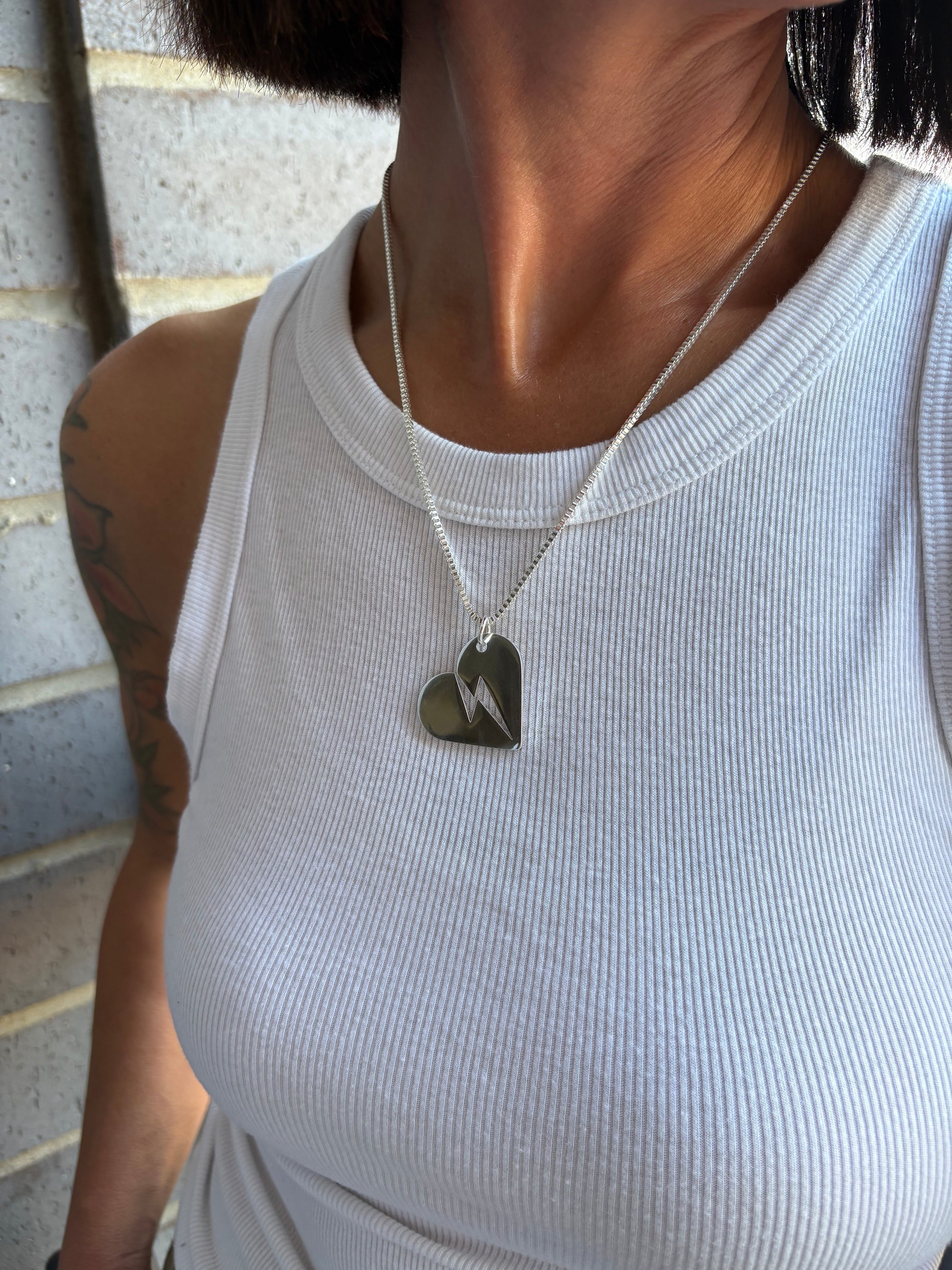 Power Heart Necklace - Women Who Rock™