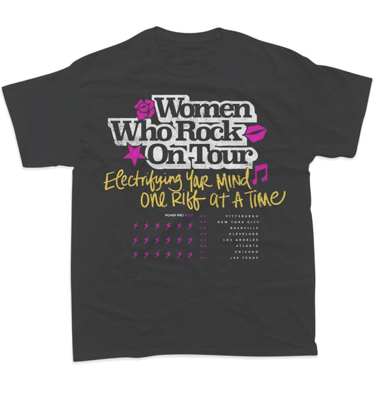 Women Who Rock on Tour T-Shirt