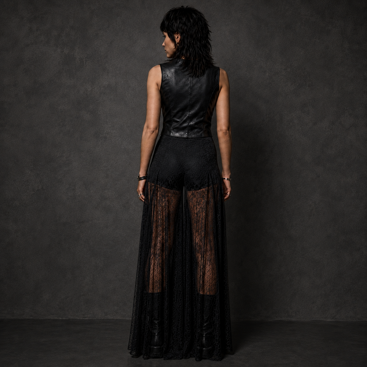 Icon Sheer Lace Maxi Shorts